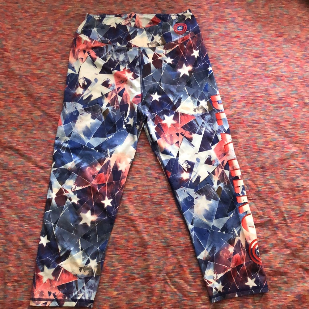 Captain America Mid Length Tights
